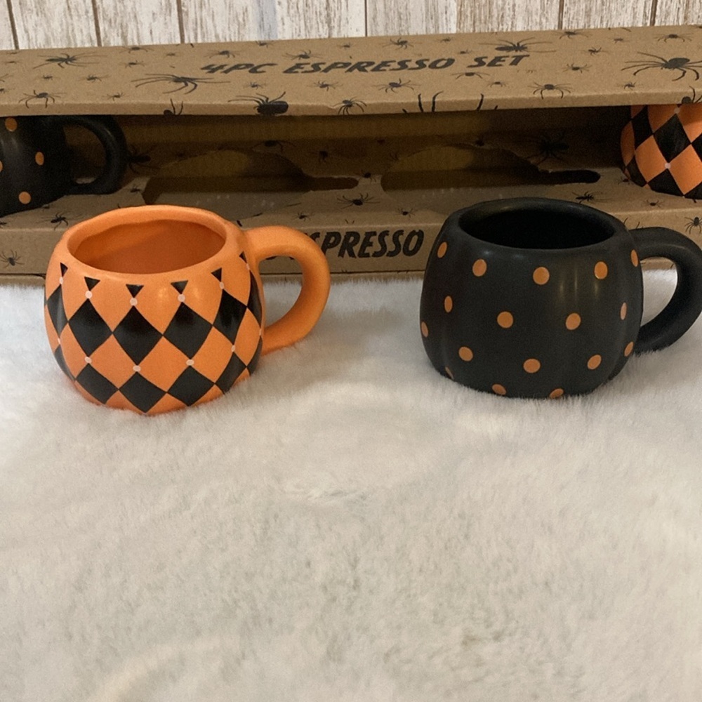 Halloween Ceramic Expresso Cup Set